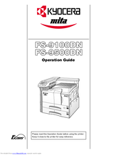 KYOCERA MITA FS-9100DN KX DRIVERS DOWNLOAD