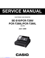 Casio PCR-T280 Manuals
