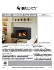 Regency Fireplace Products Hzi390e Manuals