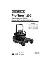 Gravely Pro-Turn 252 Manuals