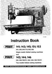 free pfaff pdf manuals