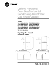 Trane XR95 Manuals