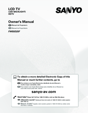 instruction manual for sanyo tv Sanyo tv-instruction-manuals.