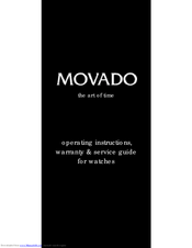 movado bold touch screen instructions