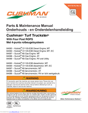 Cushman turf truckster Manuals