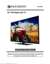 Element ELEFW504A Manuals