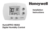 Honeywell HumidiPRO H6062 Manuals