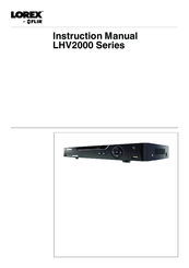 Lorex LHV16212 Manuals