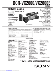 DCR VX2000 MANUAL PDF