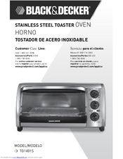 Black Decker To1491s Manuals