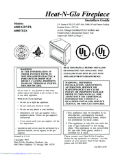 Heat N Glo 6000 Gdvfl Installer S Manual Pdf Download