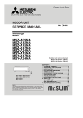 Mitsubishi Electric Mr. Slim MSZ-A09NA Manuals