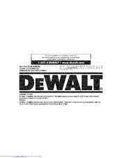 Dewalt DCF680 Manuals