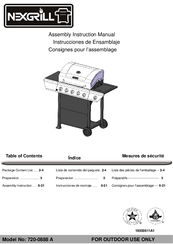 Nexgrill 720-0888 A Manuals