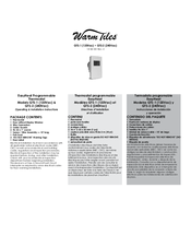 Warm Tiles GTS-2 Manuals