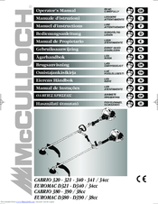 Mcculloch Cabrio 320 34cc Operator S Manual Pdf Download