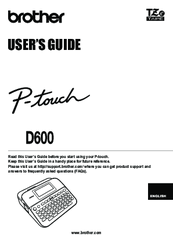 33 Brother P Touch 90 Label Maker Manual - Labels Database 2020