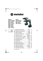 Инструкция Metabo Bs 18 Ltx Impuls