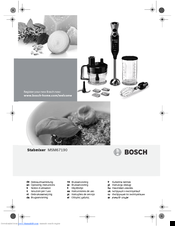 Bosch Msm67190 Manuals