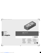 Bosch Glm 80 Professional Manuals