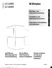 Dimplex Li 22hs Installation And Operating Instructions