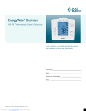 Duke Energy EnergyWise Business Manuals