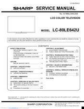 Sharp LC-60LE755U Manuals