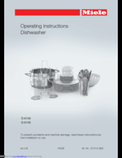 Miele Dishwasher Operating Manual