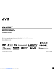 Jvc Kw V215dbt 6 2 Double Din Dab Cd Dvd Usb App Link Mode With