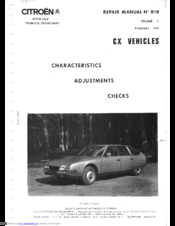 citroen cx руководство