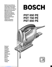 Bosch Pst 750 Pe Manuals