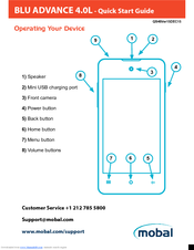 Blu ADVANCE 4.0L Manuals