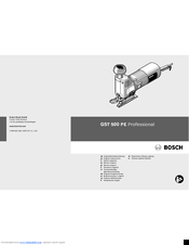 Bosch Gst 500 Pe Manuals