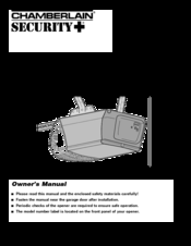 fs2 chamberlain manuals