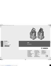 Bosch Aqt 45 14x Manuals