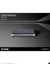 D-Link DIR-300 User Manual D-link dir-400 user manual