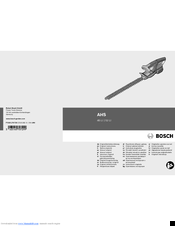 Bosch Ahs 52 Li Original Instructions Manual Pdf Download