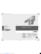 Bosch Gsh 11 E Service Manual