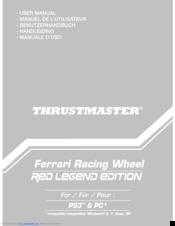 Thrustmaster Ferrari Racing Wheel Red Legend Edition Manuals