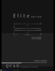 Quad Elite Mono Owner S Manual Pdf Download Manualslib