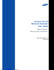Samsung Verizon 4G LTE Network Extender Manuals