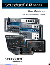 Soundcraft Ui16 Manuals