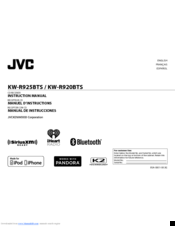 Jvc KW-R920BTS Manuals