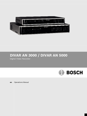 Bosch Divar An 3000 Operation Manual Pdf Download