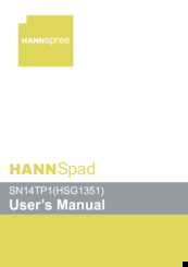 Hannspree HSG1351 Manuals