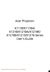 TÉLÉCHARGER ACER EPROJECTION MANAGEMENT