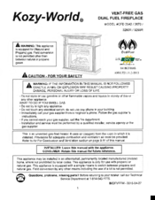 Kozy World Gfd 2670 Manuals