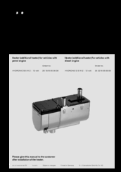 Eberspacher Hydronic D 5 W Z Instruction Manual Pdf Download
