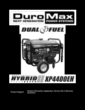 Duromax XP4400EH Manuals