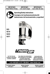 Rotozip RZ20 Manuals